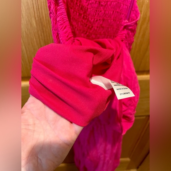 NWT KOKO & MASON Tiered Maxi Dress in Fuchsia in Size Large - Picture 15 of 16
